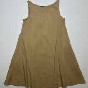 Theory Linen Blend Swing Tank Dress Size 0